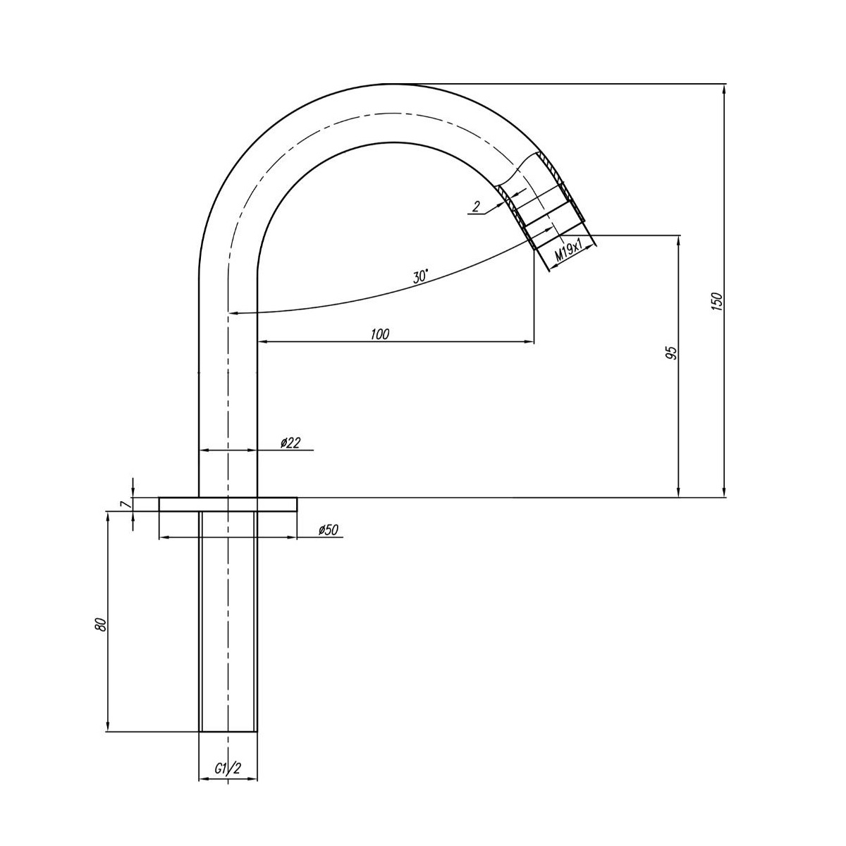 Automatic sensor faucet KG5148V-DC